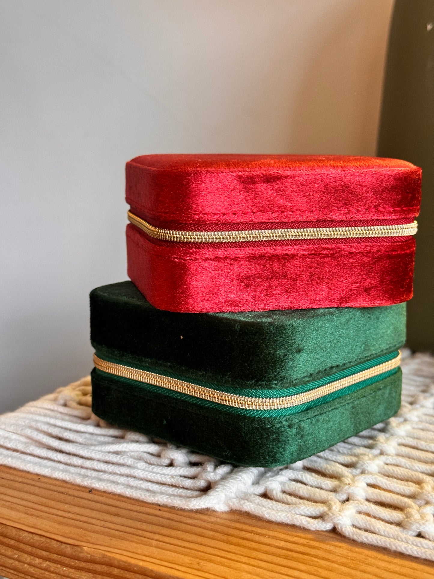 Velvet Jewelry Case