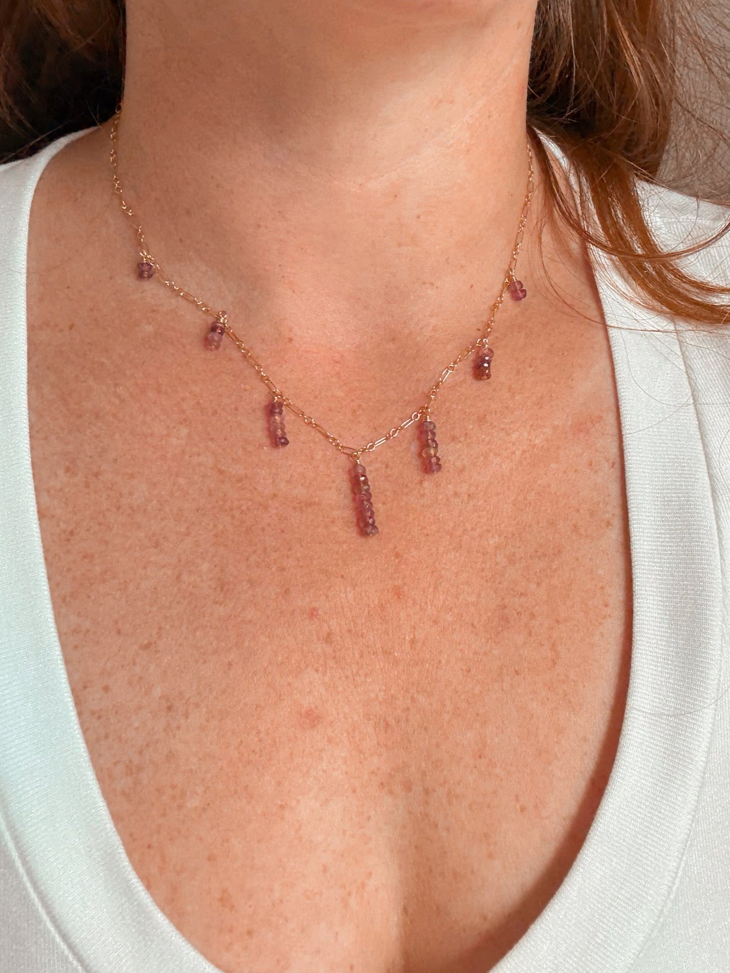 Pink Tourmaline (16" + 2" Extender)