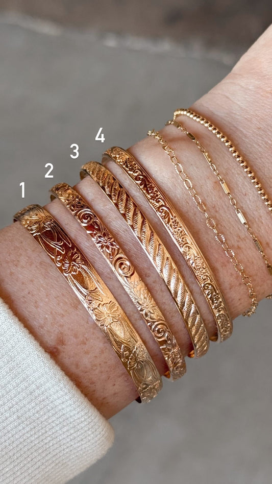 Textured Bangles
