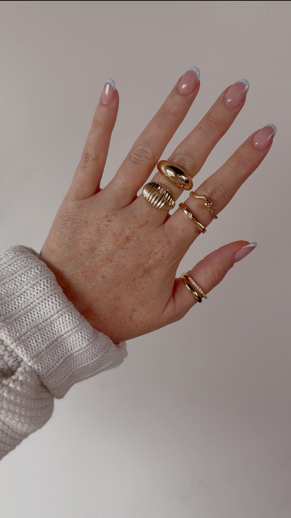 10k Solid Gold Split Diamond Ring