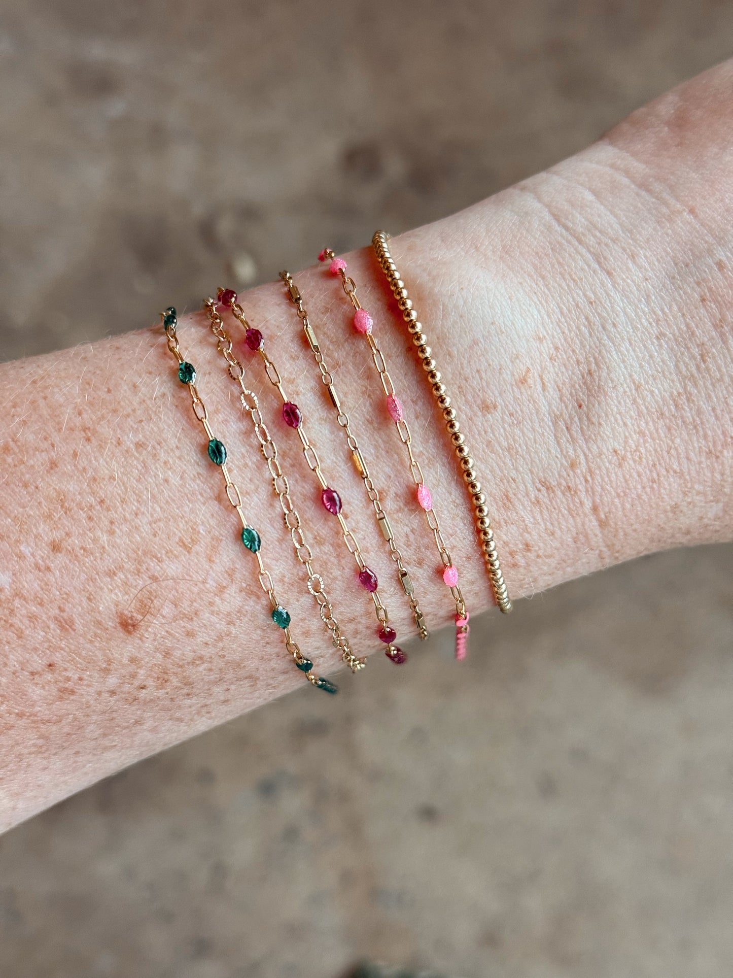 Translucent Enamel Chains