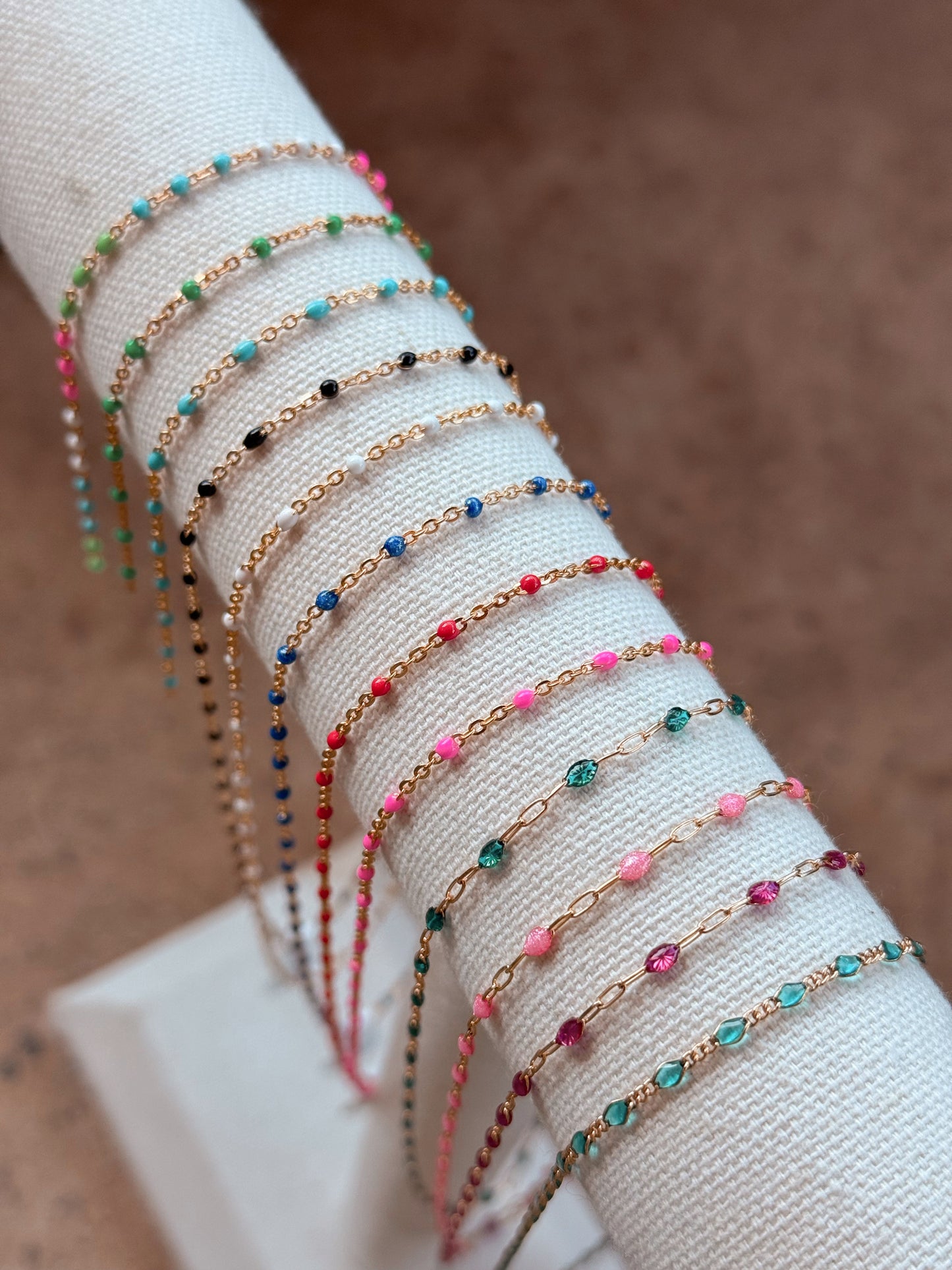 Translucent Enamel Chains