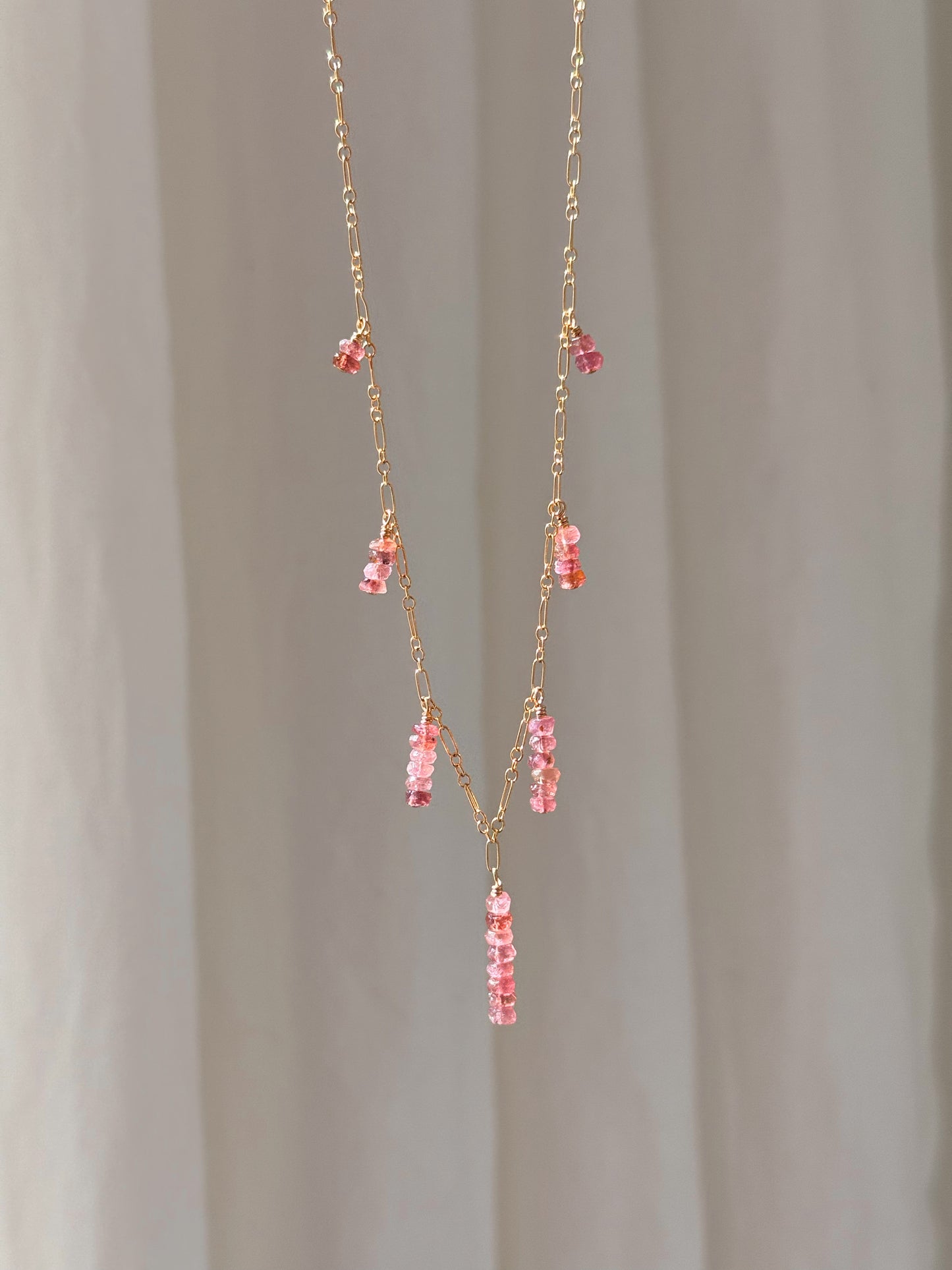 Pink Tourmaline (16" + 2" Extender)