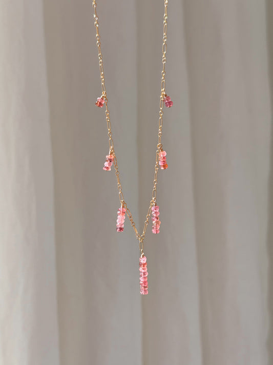 Pink Tourmaline (16" + 2" Extender)