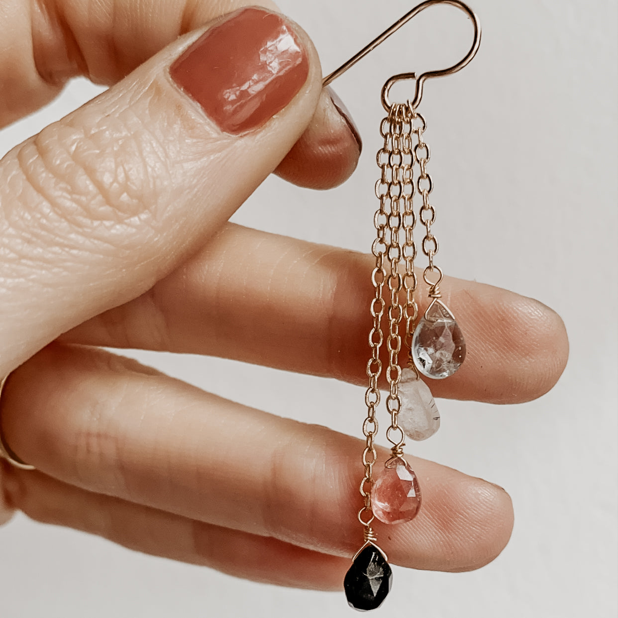 Tourmaline Swings - Quad Espresso Jewelry