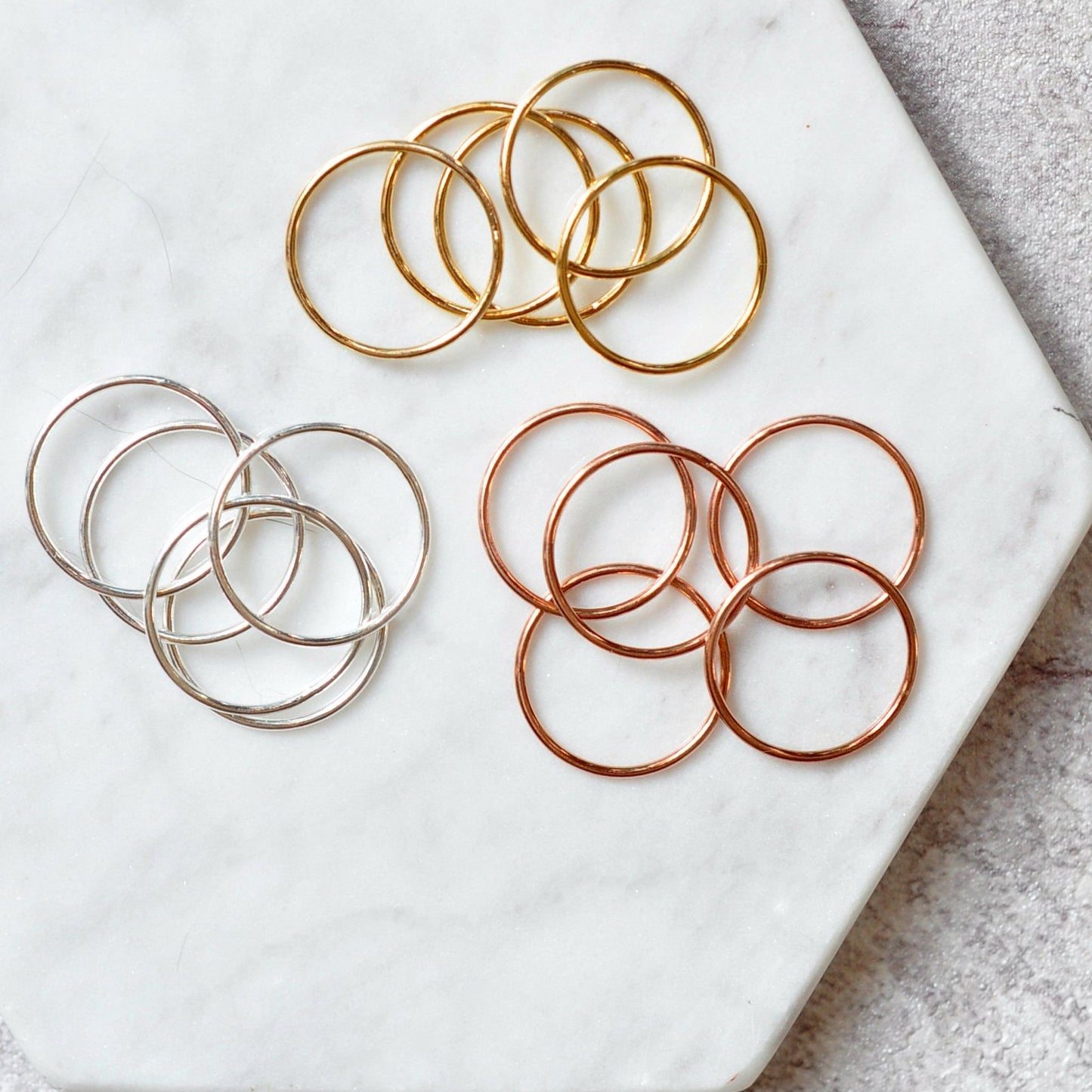 Stacking Ring - Quad Espresso Jewelry