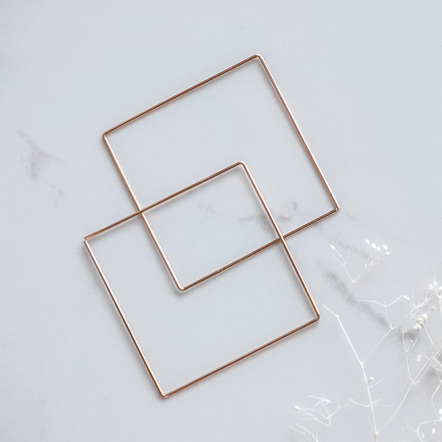 Large Square Sliders - Quad Espresso Jewelry