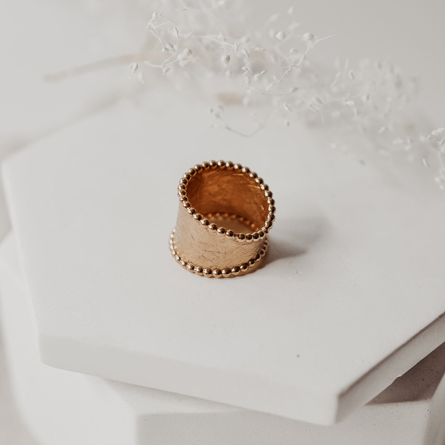Gold Statement Band