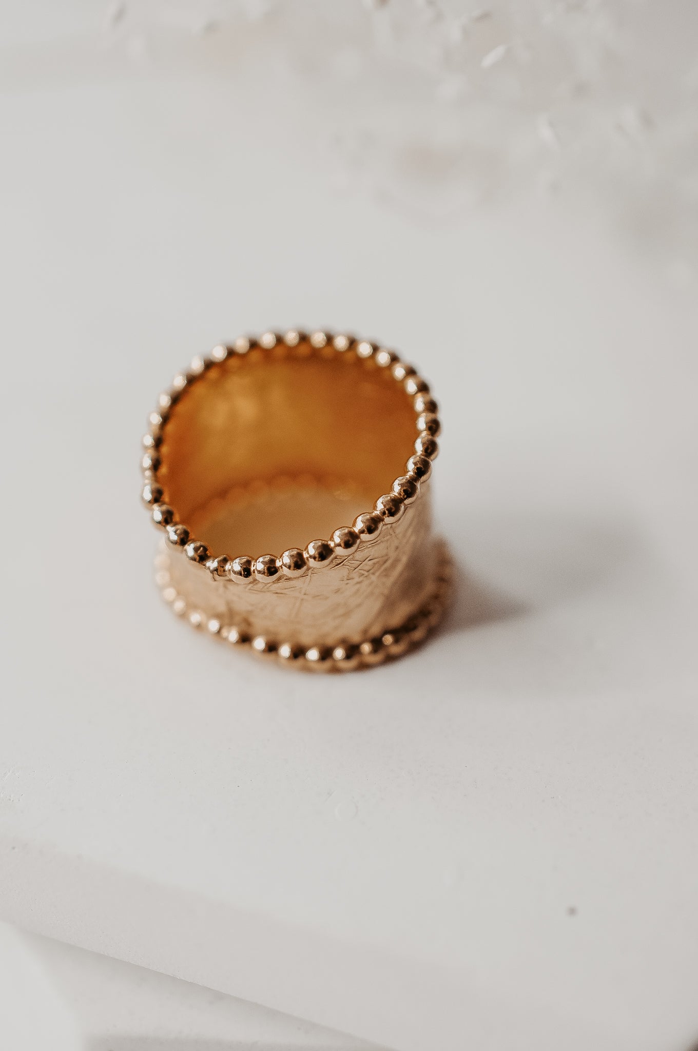 Gold Statement Band