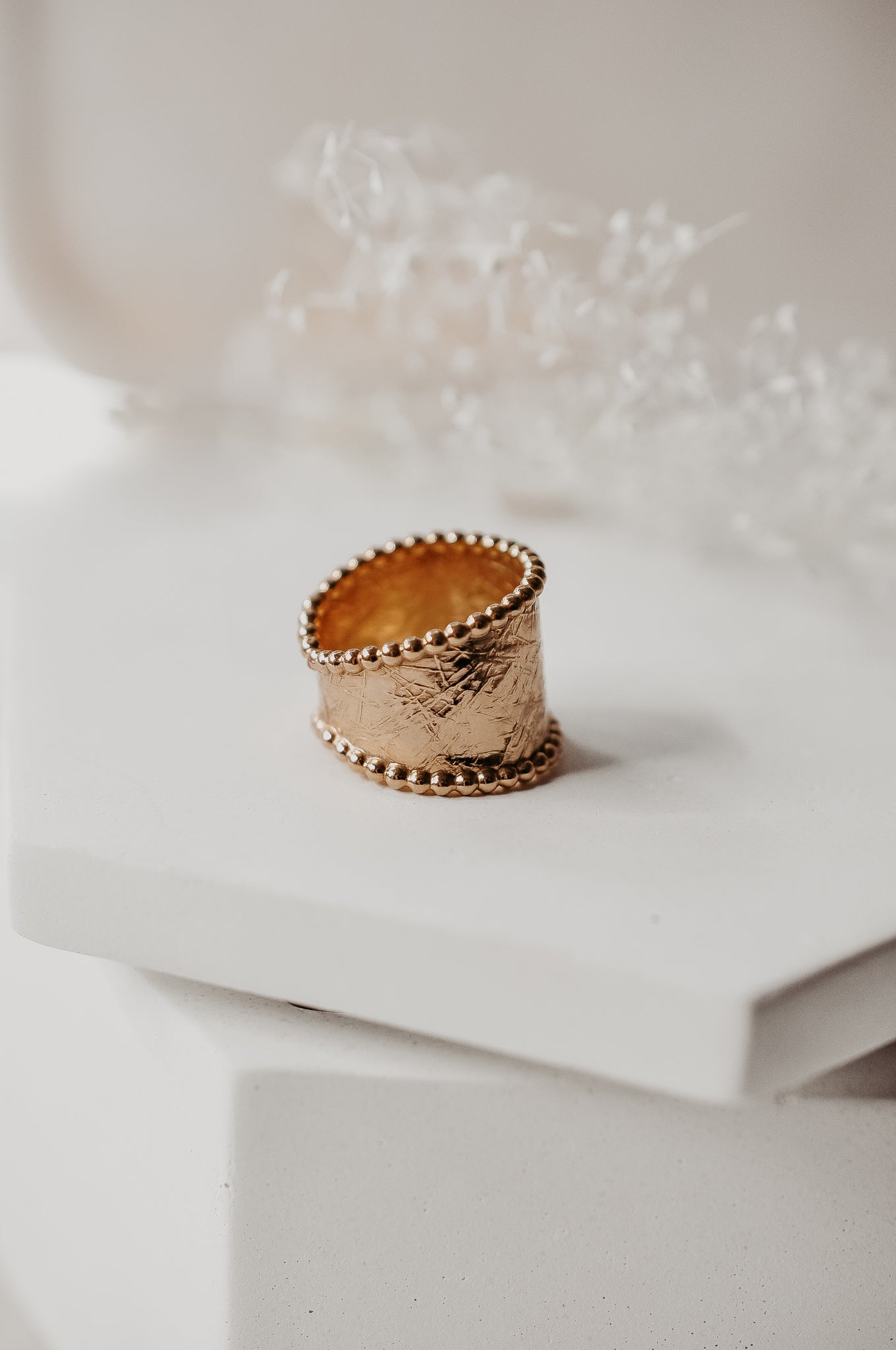 Gold Statement Band