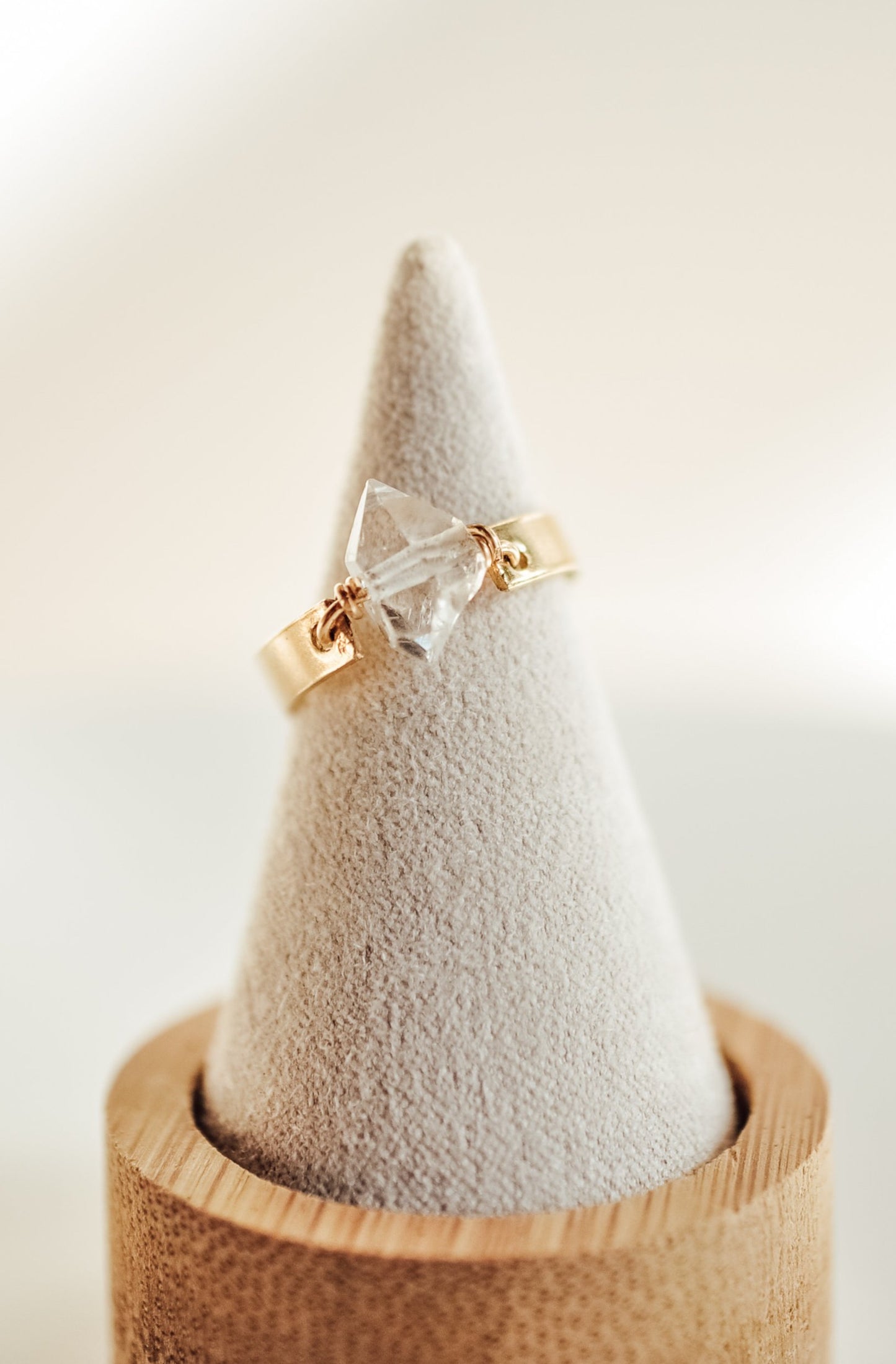 Herkimer Diamond Ring
