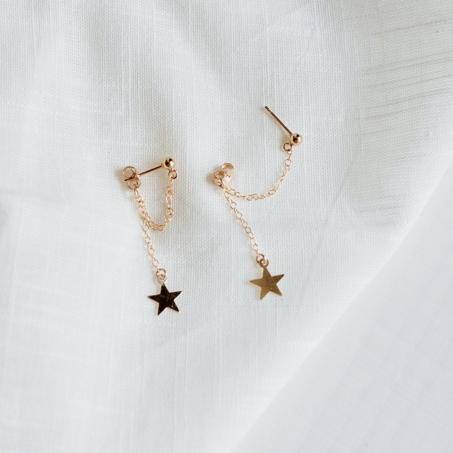 Star Loop Earrings