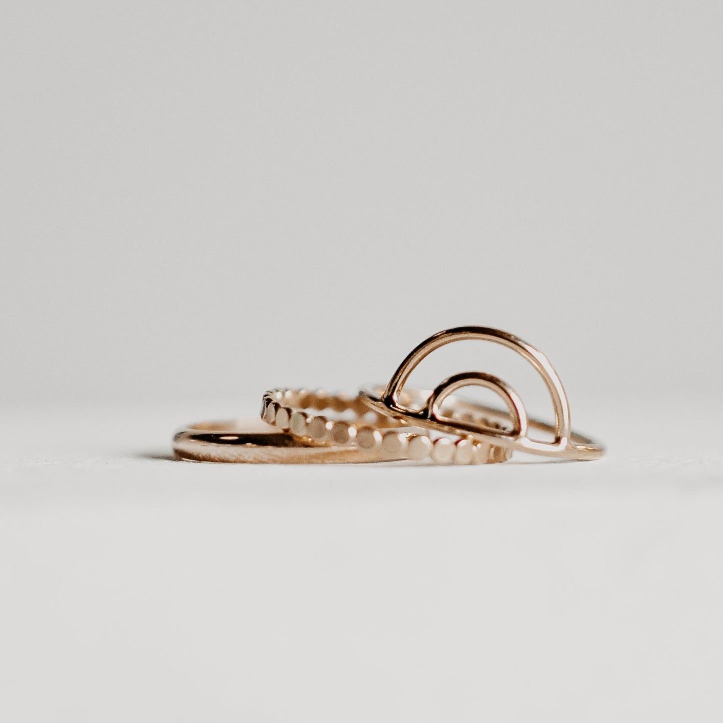 Flat Beaded Ring