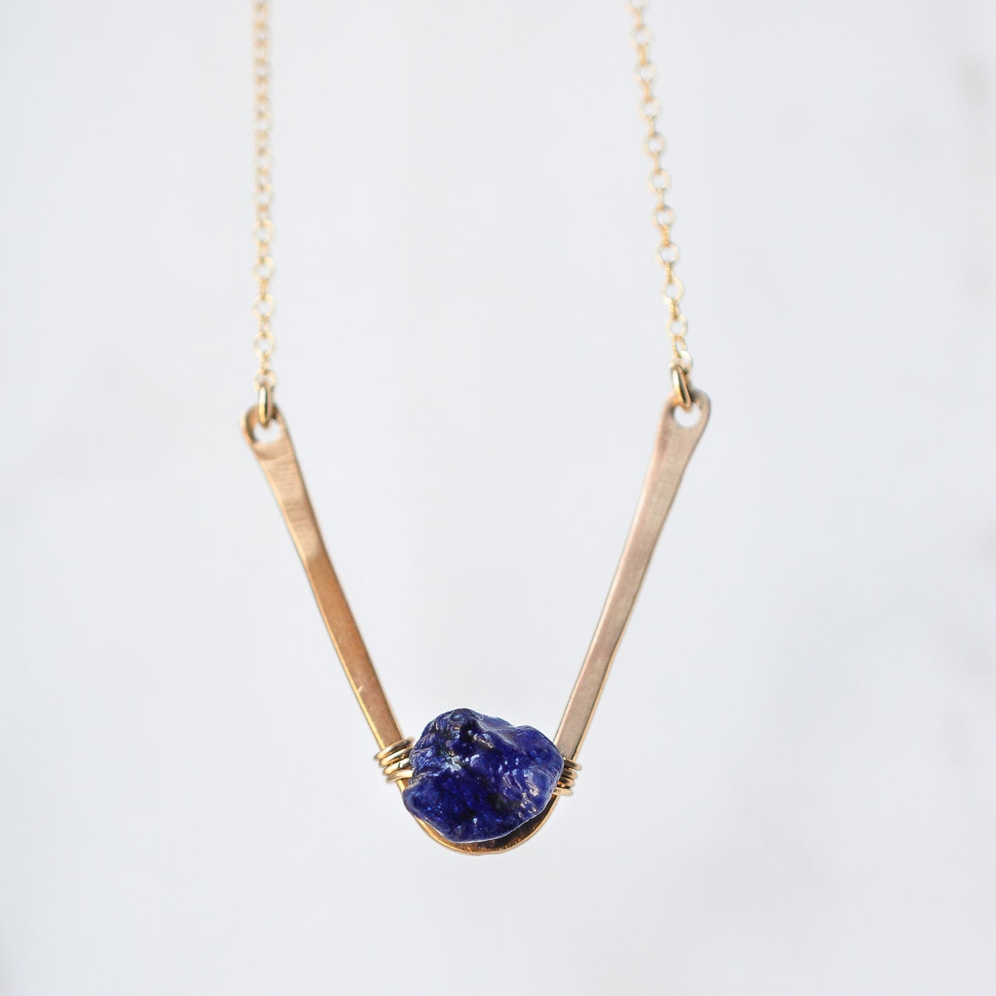 Sapphire Charmer Necklace - Quad Espresso Jewelry