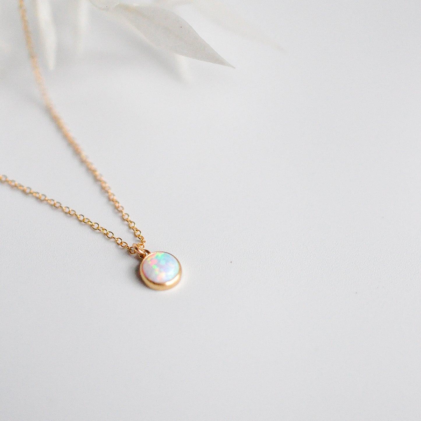 Opal Set (Necklace & Earrings)