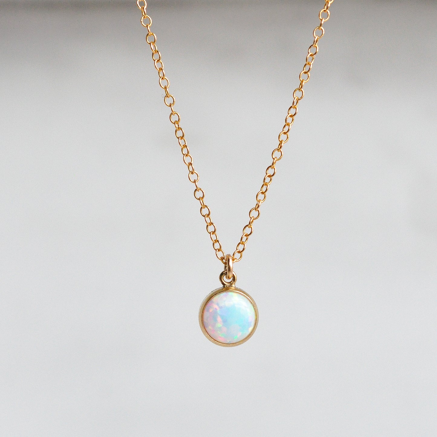 Opal Set (Necklace & Earrings)
