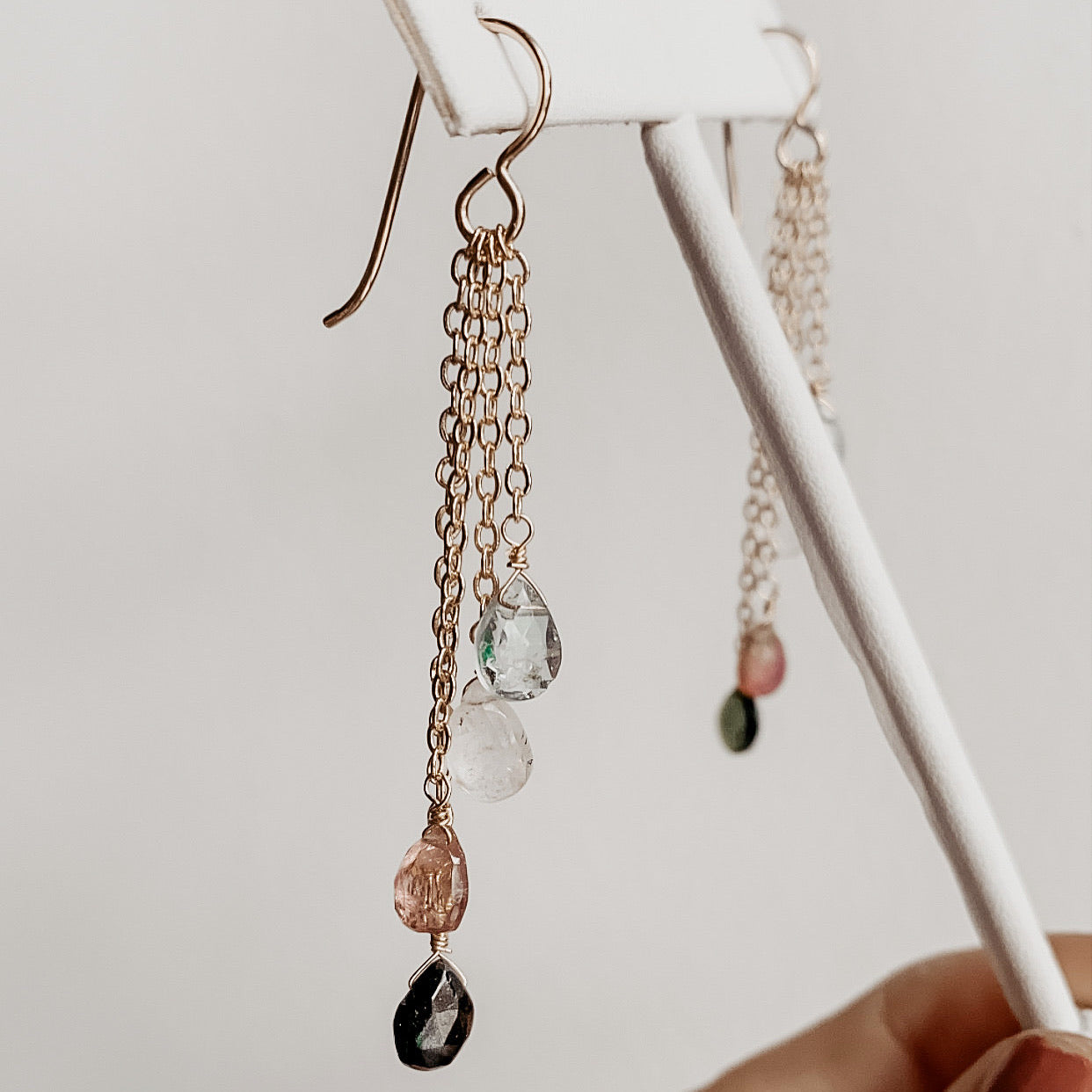 Tourmaline Swings - Quad Espresso Jewelry