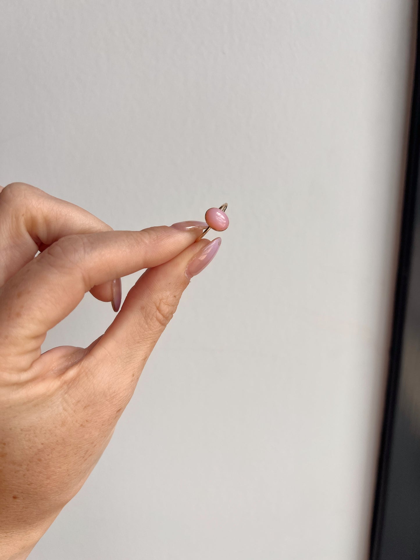 OVAL Ring - Pink Opal