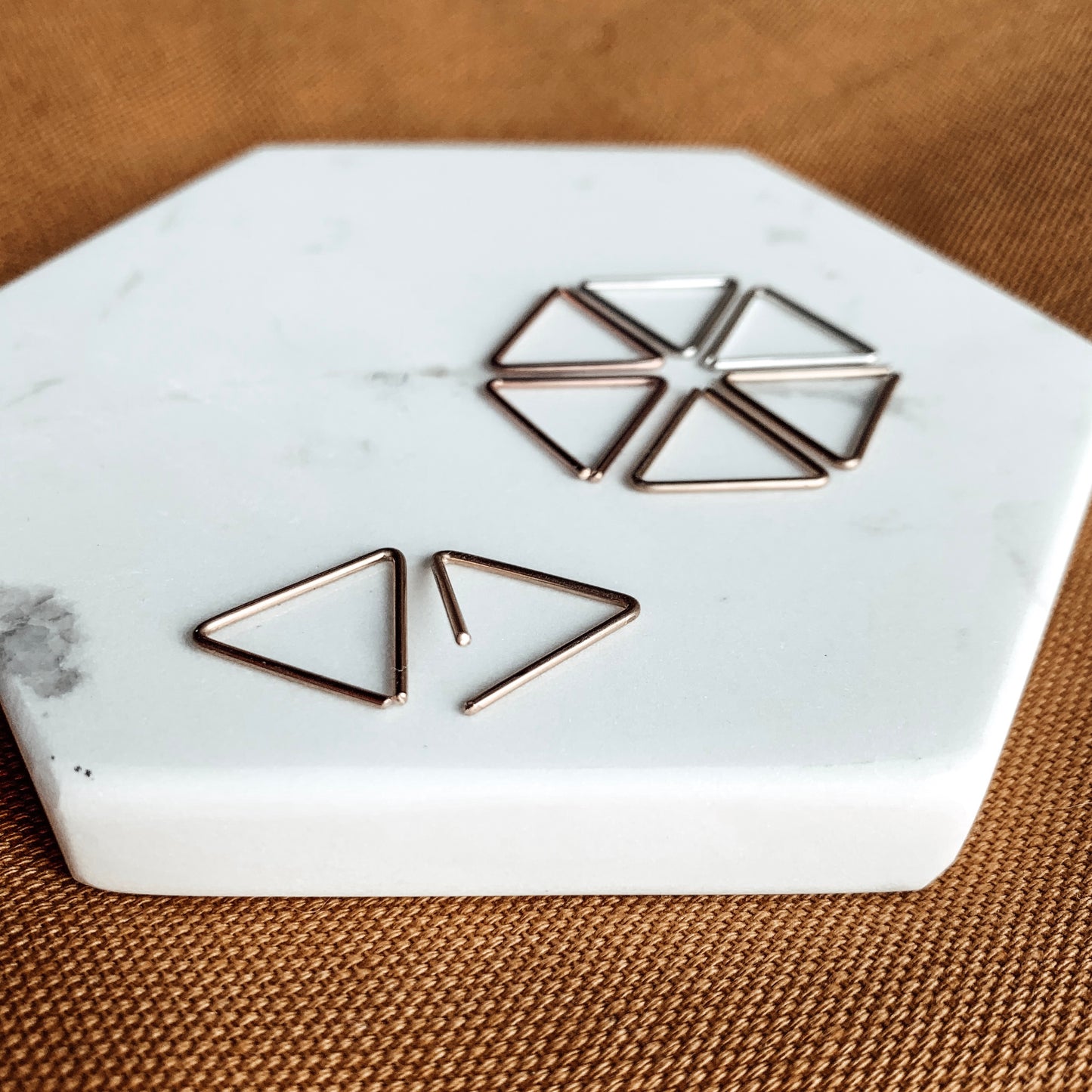 Seamless Triangles - Quad Espresso Jewelry