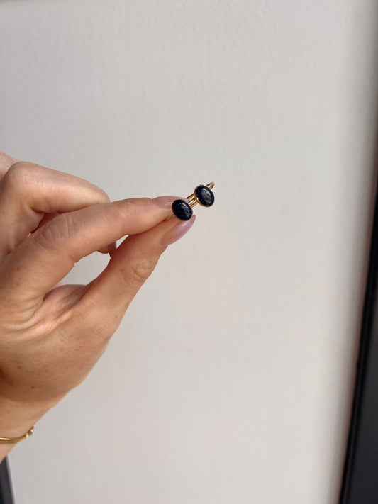 OVAL Ring - Blue Goldstone