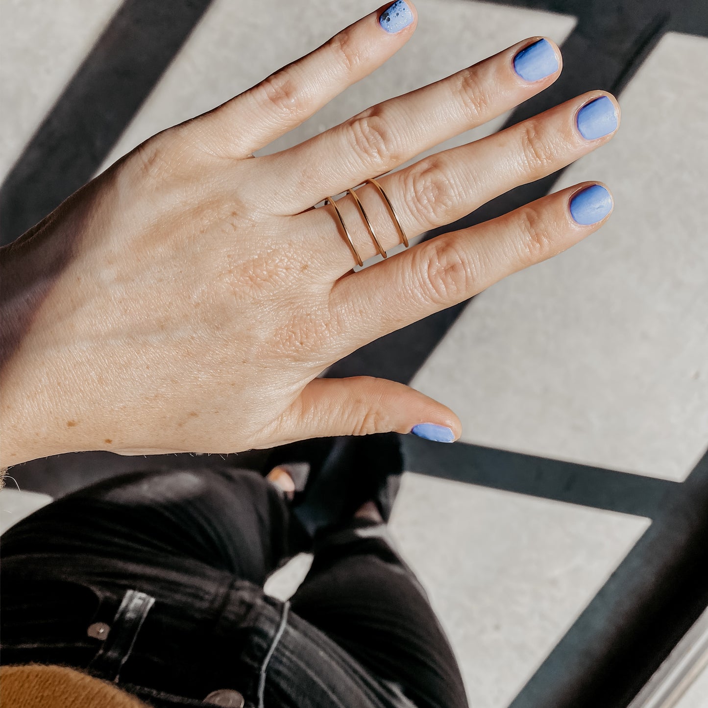 Coil Ring - Quad Espresso Jewelry