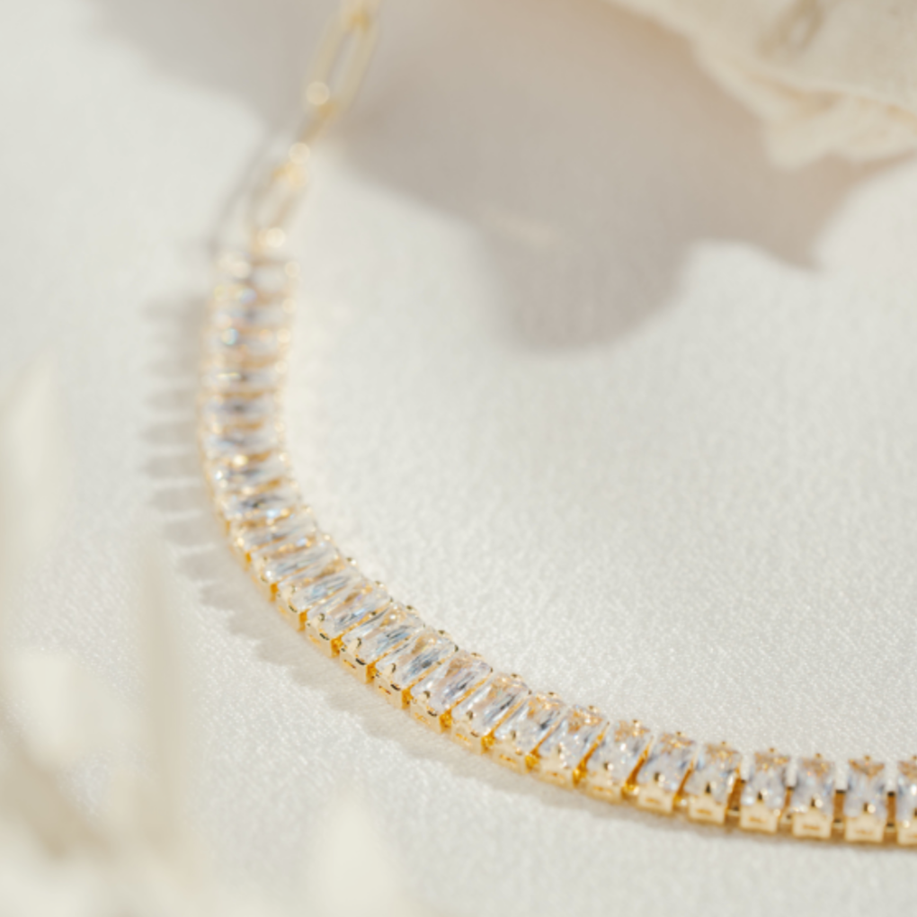 Double Wrap Stone Bracelet