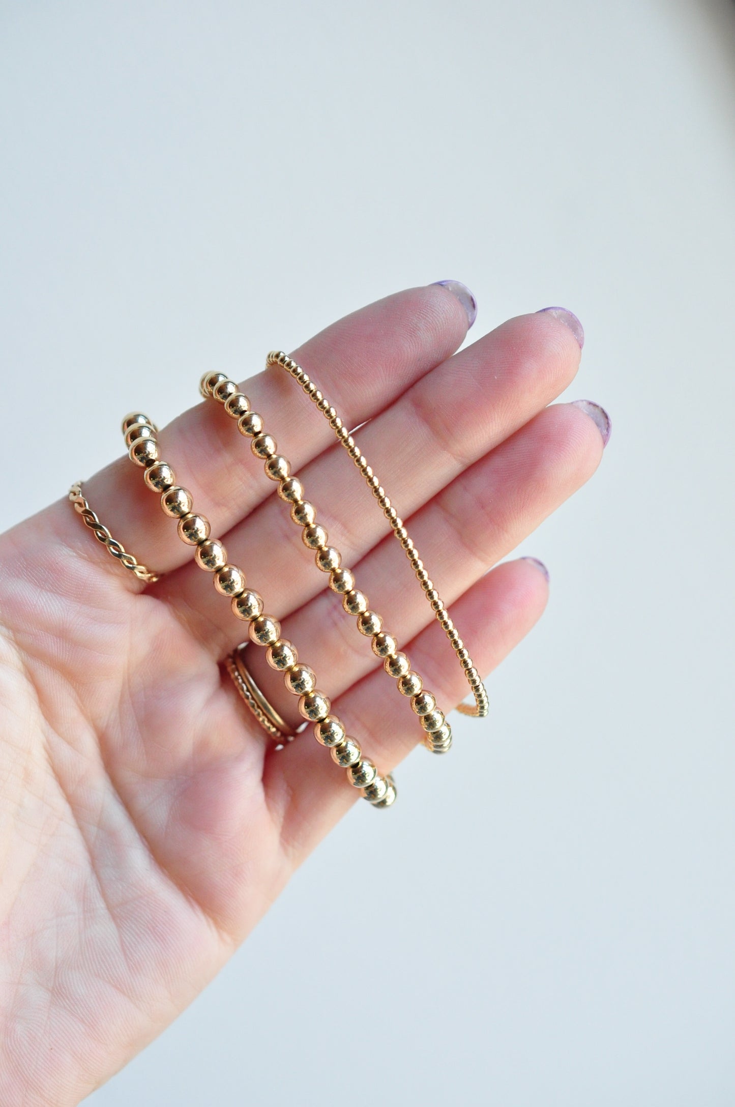 Set of Two Bella Beaded Bracelets