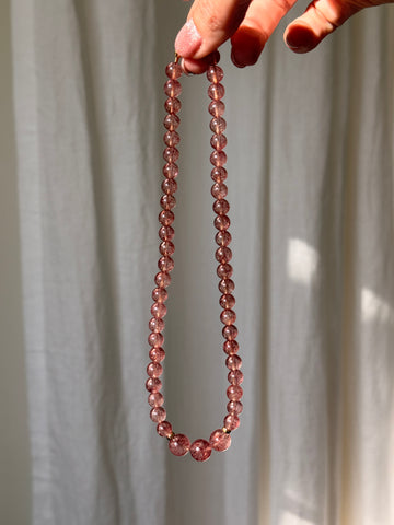Strawberry Quartz Necklace