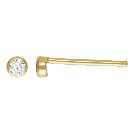 Tiny 2mm CZ Studs