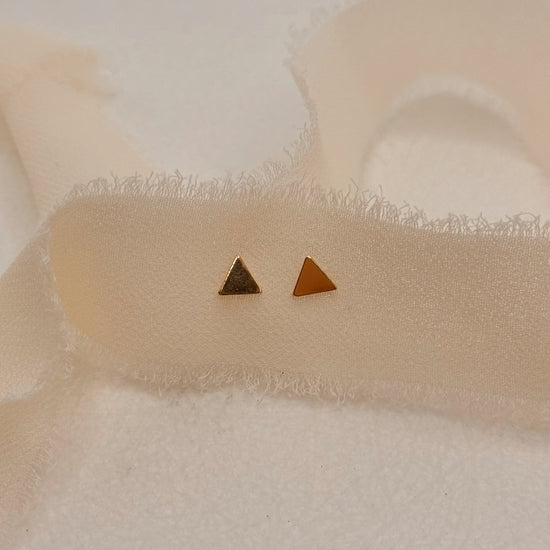 Triangle Studs - Quad Espresso Jewelry