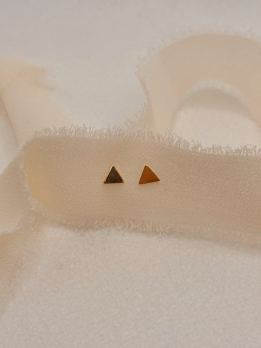 Triangle Studs - Quad Espresso Jewelry