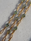 Opalite Enamel Chain - Quad Espresso Jewelry