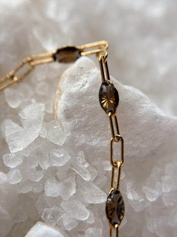 Chocolate Lilah Enamel Anklet