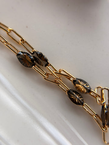 Chocolate Lilah Enamel Chain