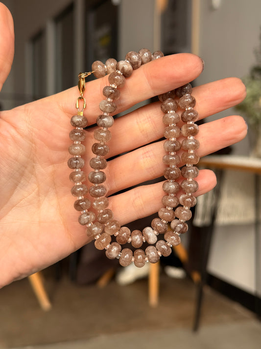 Chocolate Brown 17” - Quad Espresso Jewelry