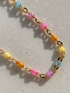 Cotton Candy Enamel Chain - Quad Espresso Jewelry