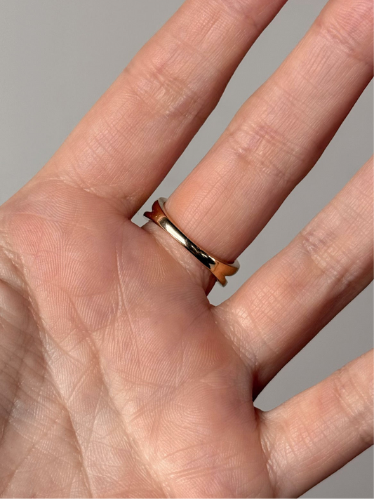 10k Solid Gold Split Diamond Ring