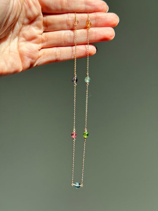Tourmaline Chain Necklace