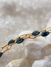 Midnight Enamel Anklet