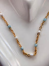 Seaside Enamel Anklet