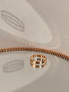 Flat Hammered Band - Quad Espresso Jewelry