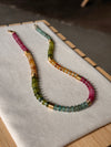 Tourmaline w/ Gold Plated Tube Spacers