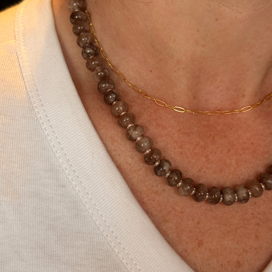 Chocolate Brown 17” - Quad Espresso Jewelry