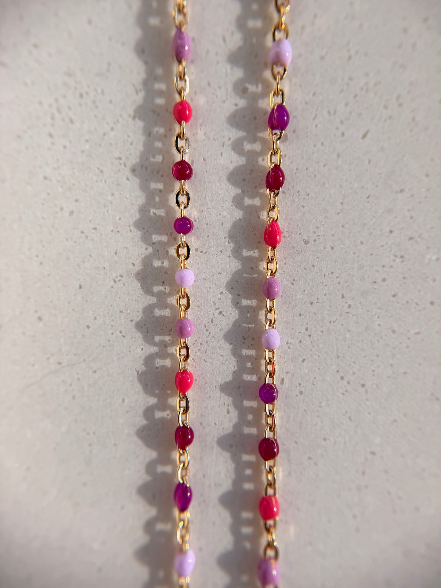 Gradient Purple Enamel Chain
