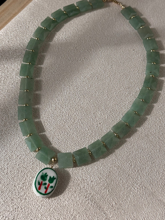 Square Green Aventurine