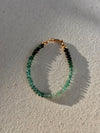 Green Gradient Tourmaline Bracelet
