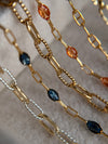 Midnight Enamel Chain