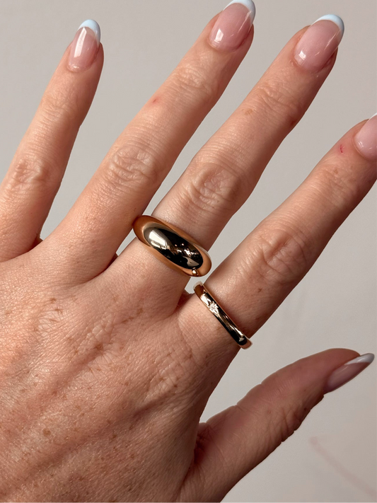 10k Solid Gold Diamond Star Ring