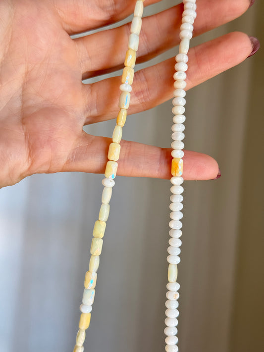 Sun Kissed Pearl Beaded Necklace