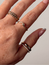 10k Solid Gold Split Diamond Ring